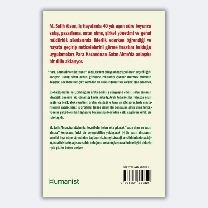 Para Kazandıran Satın Alma arka kapak